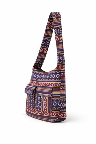 Image of SUVASANA Large Sling Shoulder Bag for Men Women Casual Comfortable Everyday Purse Travel Women's Cross-body Bags