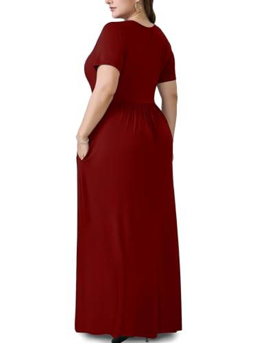 Image of PEVRL Plus Size Summer Maxi Dress for Curvy Women with Pockets 1X-5X