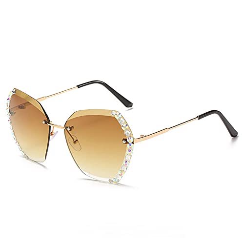 Lunettes de soleil sans monture légères pour éviter les marques sur le nez