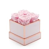 Preserved Roses Box of Roses Eternal Rose Roses for Mom, Flowers for Delivery Prime Home Décor Gift