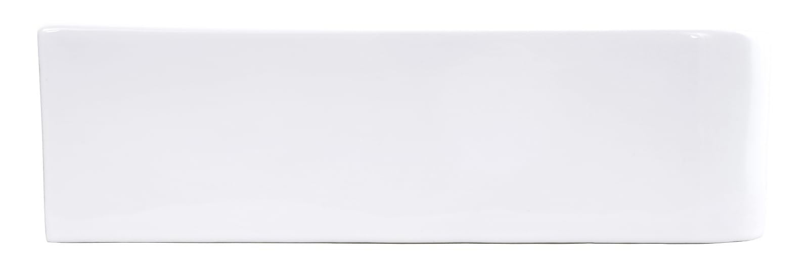 Schöner Wohnen Kollektion Waschbecken Dara 60,5 x 47 cm, Keramikwaschbecken Bad, Aufsatz- oder Wand-Montage, Waschtisch eckig, Überlauf, Hahnloch, Weiß
