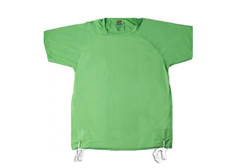 Dri Fit Sport Tzitzit Undershirt for Boys Light Green Ashkenazi Meyuchad (Extra Small)