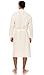 TowelSelections Men’s Robe, Kimono Waffle Spa Bathrobe Large/X-Large Ivory