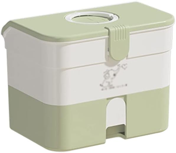 First Aid Kits Medical Box with Drawer Household Three-layer Portable Storage Medicine 12.59 Ih for Home,Camping, Traveling(B)