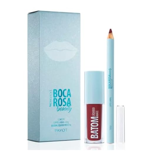 Kit Especial Boca Rosa By Payot Lápis Labial + Batom Terça