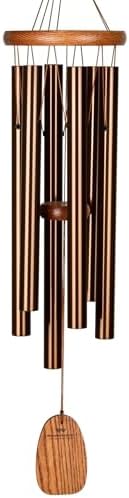 Woodstock Wind Chimes Amazing Grace Chime Medium (24'') Bronze Wi...