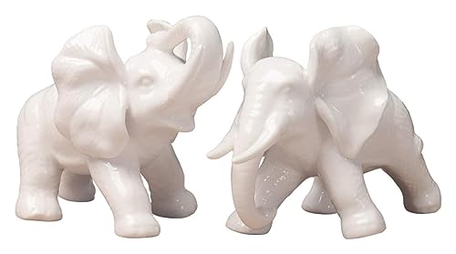 Décoration d'éléphant statuette feng shui de richesse et bonheur pour salon
