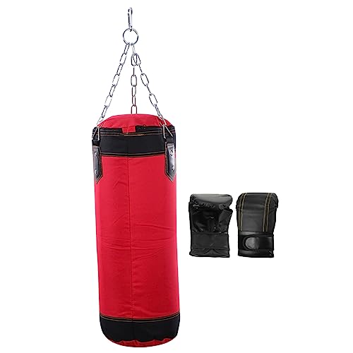 CORHAD Exercise Training Bag 1 Set of Kicking Sandbag Exercise Bag for Boxing Waterproof and Sweatproof Pu Leather and Sturdy Oxford Cloth