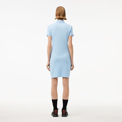 Image of Lacoste Women's Slim Fit Stretch Petit Pique Polo Dress