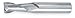 End Mill, Carbide, 25mm, 2 FL, CC, SGL, Sq