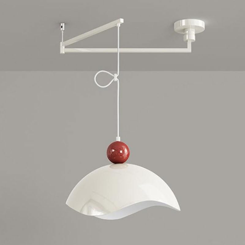 Lustre moderne rétractable contre le manque de lumière sur la table à manger