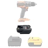 TPDL Adapter for Ridgid/AEG 18v Cordless Tools Fits for DeWalt for Milwaukee 18v/20v Li-ion Battery Converter, for DeWalt 20v MAX XR DCB203 DCB205, for Milwaukee M18 Battery