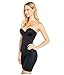 SPANX SPANXshape Suit Your Fancy Strapless Cupped Mid-Thigh Bodysuit, Very Black - Large