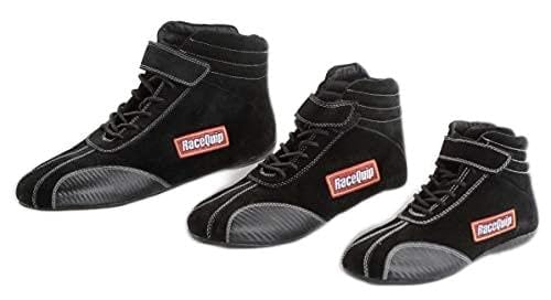 RaceQuip Race Shoes Euro Carbon-L Series SFI 3.3/5 Certified Black Size 14 30500140