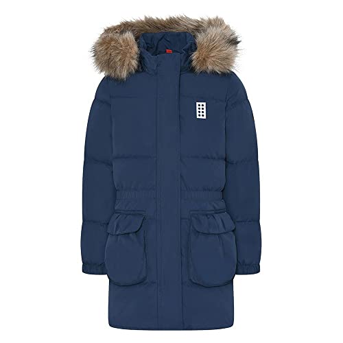 LEGO Wear Unisex Wear Exclusive Mädchen Winterjacke mit Zertifizierter Lwjaselle 702 Daunenmantel, 590, 110 EU