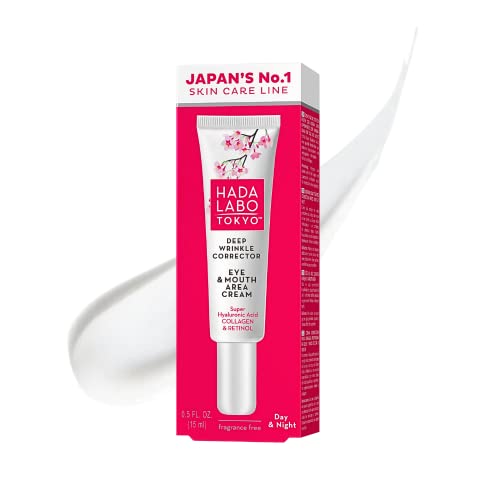 Hada Labo Tokyo Augencreme Retinol gegen Falten Augenringe Für Tag Nacht Anti Aging Pflege 15ml