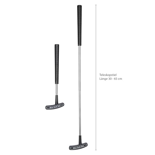 FunX Toiletgolf Gift Set - Grappig Mini Golf Mannen Cadeau voor Badkamer met Puttingmat - 7 stuks. Golfgeschenkartikel - Afbeelding 5