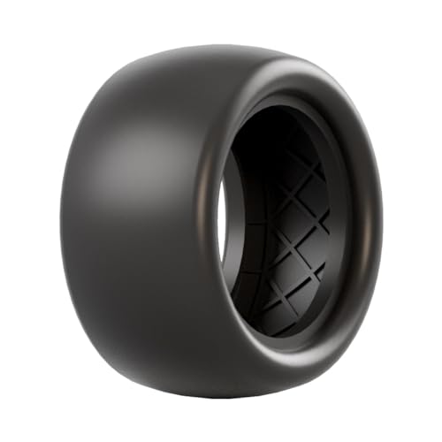 Raw Speed 161101SB - Slick 1/10 Buggy Rear Tire, Soft w/Black Insert