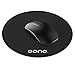 Marchio Amazon - Eono - Tappetino mouse gaming rotondo, base in gomma antiscivolo, superficie impermeabile, bordi rinforzati, compatibile con mouse ottici e laser, per gaming e lavoro, 250 x 3 mm