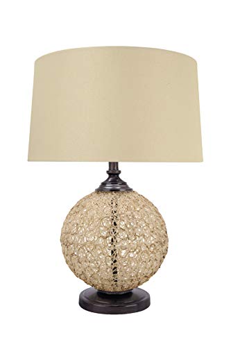 Aspen Creative 40165-11, 27" High Transitional Metal & Plastic Bronze with Hardback Empire Shade in White, 18" Wide Table LAMP Aspen Creative 40165-11, 27" High Transitional Metal & Plastic Bronze with Hardback Empire Shade in White, 18" Wide Table LAMP