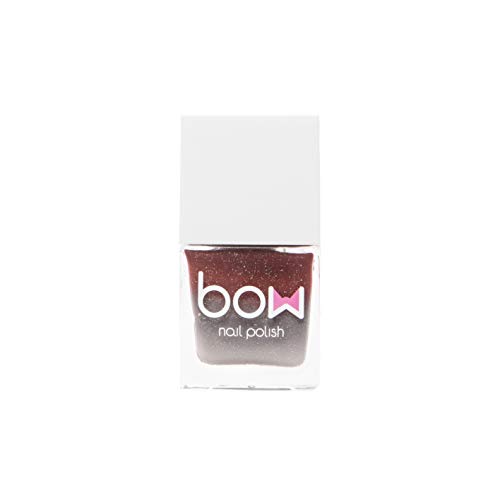 Bow Tri-thermal Color Changing Mood Nail Polish with Gold Shimmer - Big 5 Free, Vegan and Cruelty-Free (Mood Creator)