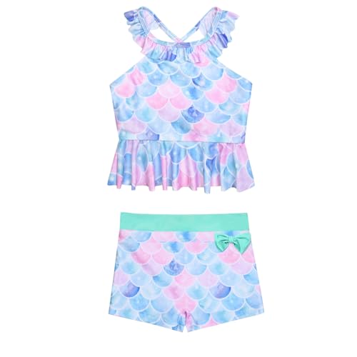 Image of CHILDRENSTAR Little Girls Tankini Swimsuit 2 Pieces Bathing Suit for Kids