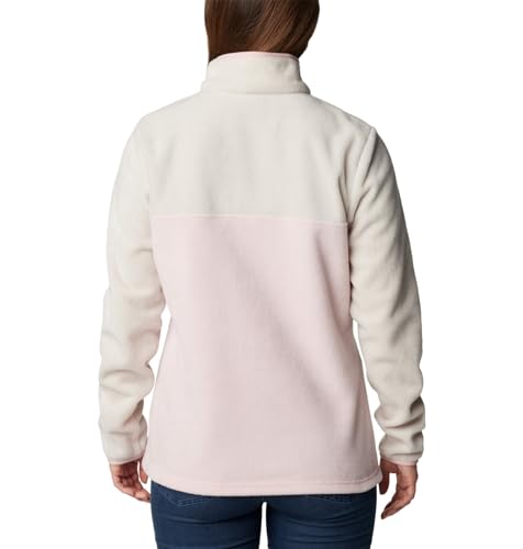 Image of Columbia Womens Benton Springs Half Snap II Pull Over Fleece Jacket, Dark Stone /Canoe /Vintage Blue, 3X