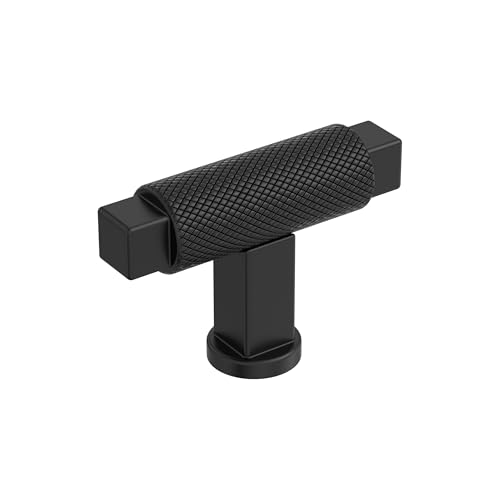 Amerock 2" Bar Balata Matte Black Cabinet Knob