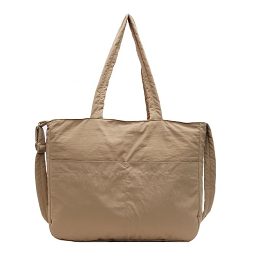 Sac à bandoulière en nylon pour femmes | Cabas élégant de shopping