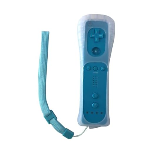 siduytin Contrôleur de Manette à Distance sans Fil de métier Exquis pour l'opération Facile de Wii Plus Manette pour Le Bord Rond de Wii résistant à l'usure, Bleu