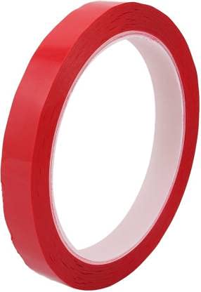 Osking Hair Wigs tape/Hair Patch Tape/Hair Toupee Tape/Red Double Sided Tape For Hair Patch & Hair Toupee (Red Tape) 10 meters Roll Hair Accessory Set Hair Accessory Set (Red)-image-7