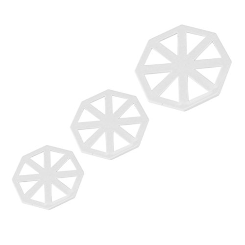 Zerodis 3Pcs/Set Cake Mold,Cake Decorating Supplies Chocolate Cake Fondant DIY Tool Triangular Bunting Flag Cutters Cake Decorating Mould