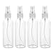 4 botellas de spray de 100 ml recargables y duraderas, botellas rociadoras finas para viaje