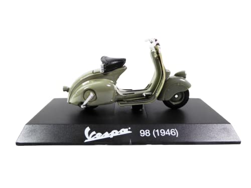 OPO 10 - Collection miniature scooter 1/18 compatible with Piaggio Vespa 98 Del gray - 1946 - Ves0005, Grey - Image 2