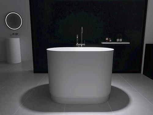 Tubcraft 39" Japanese Soaking Bathtub, Matte White
