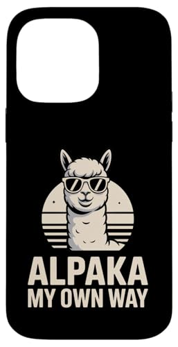 Cool Alpaka �}�C�I�E���E�F�C ���g�� �A���p�J �T���O���X �X�}�z�P�[�X iPhone 14 Pro Max �p