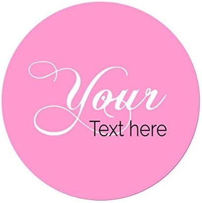 Die Cut Personalized Vinyl Stickers 2in X 2in Custom Made Any Name, Your Text or Logo Here, 45 Pack, Short Run, for Presents, Gifts for Him, for Her, for Them, Favors, Boxes, Promotional (2 Inches)