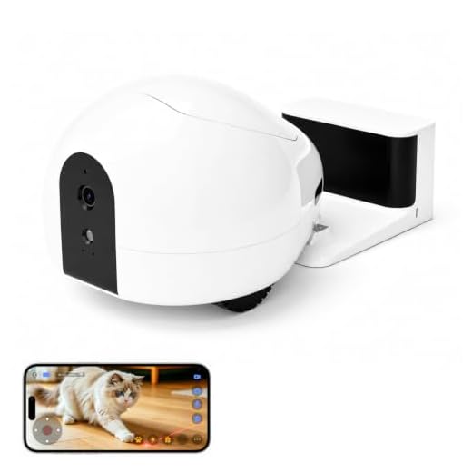 Interactive Pet Camera with Treat Dispenser