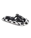 FUNBOY Winter Fun Inflatable Snowmobile, Happy Face, Happy Face Single