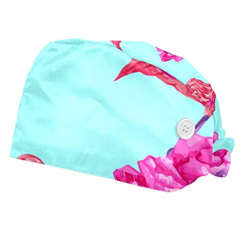 Casquette pour hommes femmes oiseaux flamants roses couvre-chef de travail