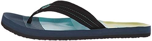 Reef Boy's AHI Sandal, Aqua/Green, Little Kid 11-12