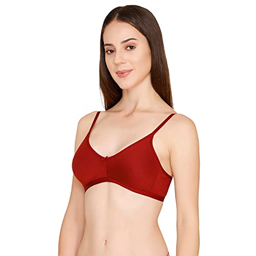 Image of Zivame Everyday Double Layered Non Wired 3 /4th Coverage T-Shirt Bra - Georgia Peach