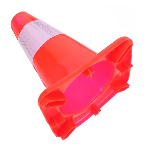 Cabilock Versatile Safety Cone Emergency Road Caution Sign Plastic Construction Cone Reflective Large Traffic