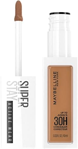 Maybelline Super Stay Liquid Concealer Makeup, Full Coverage Concealer, Up to 30 Hour Wear, Transfer Resistant, Natural Matte Finish, Oil-free, Available in 16 Shades, 45, 1 Count