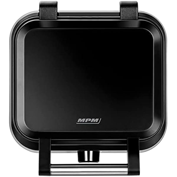 MPM MGO-40 profesjonalna gofrownica na 2 grube belgijskie gofry płyty z powłoką zapobiegającą przywieraniu regulacja temperatury kolor czarny 1500 W