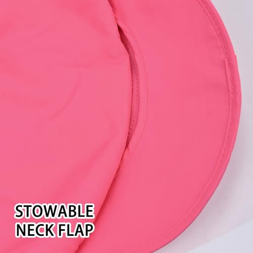 Image of Sun Hats for Men Women Fishing Hat UPF 50+ Breathable Wide Brim Bucket Hats Summer UV Protection Safari Hat with Neck Flap