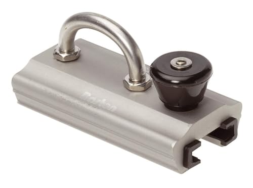 Œil voyageur Barton anodisé avec bouchon de finition pour rail T