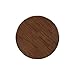 East West Furniture ANT-AWA-TP Antique Modern Kitchen Table - a Round Dining Table Top with Pedestal Base, 36x36 Inch, Walnut