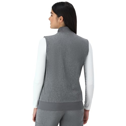Hanes Women's Comfort Fit Scrubs Healthcare Vest, Moisture-Wicking Stretch Scrubs Vest for Women — view 3