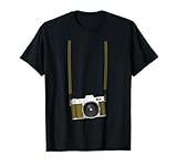 Fake Tourist Camera Design Holiday Vacation Photographer T-Shirt